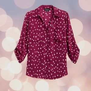 Fortune + Ivy Christelle Button Down Blouse NWT